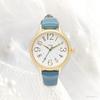 Fieldwork Women's Analog Watch with Leather Strap, Simple and Easy To Read, Navy Blue, Letre MKL2012-5