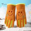 Kids Ski Gloves Winter Windproof Thermal Snow Gloves Cartoon Fleece Warm Mitten for Boys Girls Skiing Snowboard Cycling