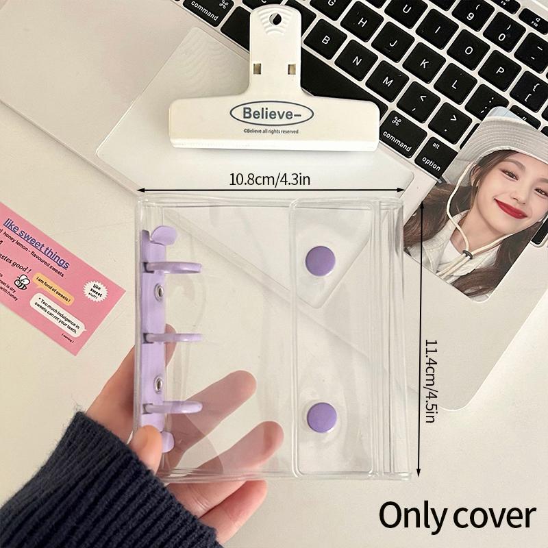 A8 Binder Photocard Holder Idol Cards Collect Book Cute Photo Album Kpop Card Holder Binder Background Kpop Album