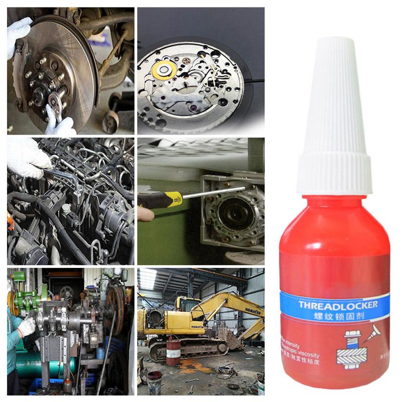 Stable Screw Glue High Strength Screw Glue Thread Lock Sealers Thread Lock Glue Repair Gel Prevent Loosening for Automotive
