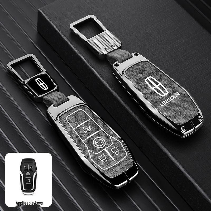 Lincoln Adventure Key Case: Fits Navigator, Aviator, MKZ, Continental, MKC, MKX Models