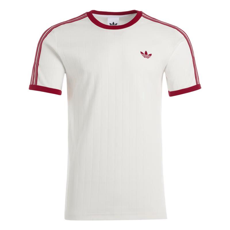 Adidas Men's Slim-Fit Cotton 3-Stripes T-Shirt