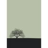 Feather Tree Neutral Dandelion Poster Minimalist Botanical Canvas Painting Print Wall Art Picture for Living Room Home Decor