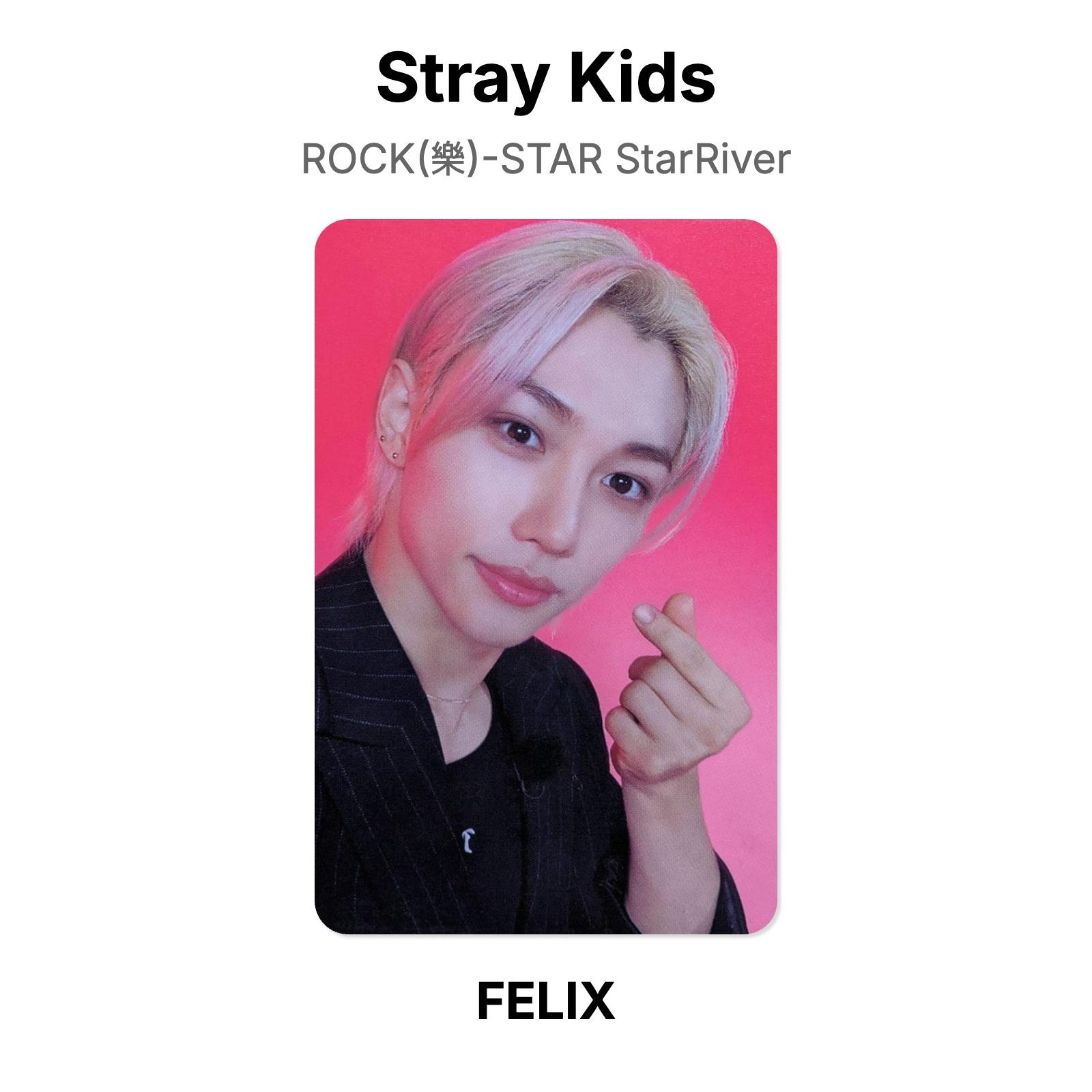 Stray Kids ROCK()-STAR StarRiver Official Photocard FELIX 02