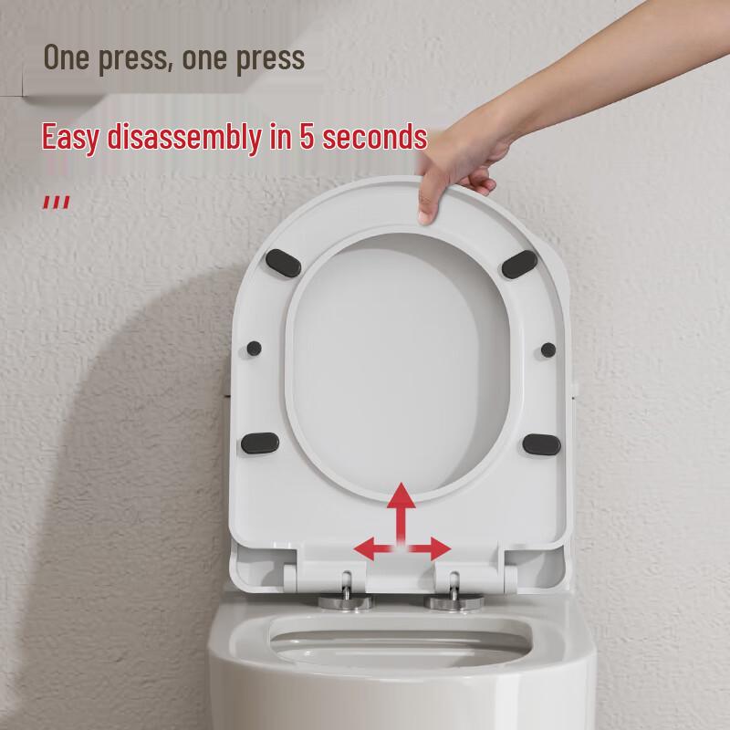 Shihan Universelle Verdickte Weichschließende Toilettensitzauflage