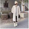 Autumn and Winter Thickened Long Stand-up Collar Imitation Mink Hair Thickened Fur Coat Women's Light Coat