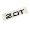 AUDI A4 4Ring logo ABS Black Car Hood Front Grill Rear Trunk Emblem Sticker A4 Mark Quarrto 2.0T Sline Emblem For A4 2008-2017