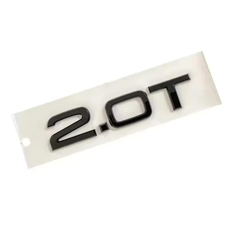 AUDI A4 4Ring logo ABS Black Car Hood Front Grill Rear Trunk Emblem Sticker A4 Mark Quarrto 2.0T Sline Emblem For A4 2008-2017