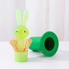 Toothpick Storage Box Large Capacity Dustproof Self-Picking Rabbit Toothpick Holder for Home