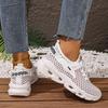 Leichte atmungsaktive Mesh-Sneaker für Damen mit gepolsterter Air-Sohle für den Freizeitgebrauch