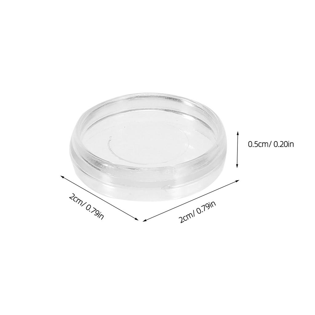 100Pcs Transparent Loose Leaf Binder Rings Plastic Detachable Binding Clips Office School File Organization Notebook Accessories