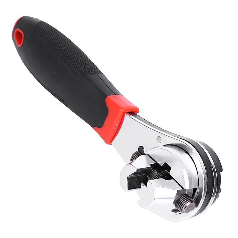 Multifunctional Ratchet Wrench Adjustable 6-22mm Screw Universal Adjustable Ratcheting Wrench Repair Hand Tools