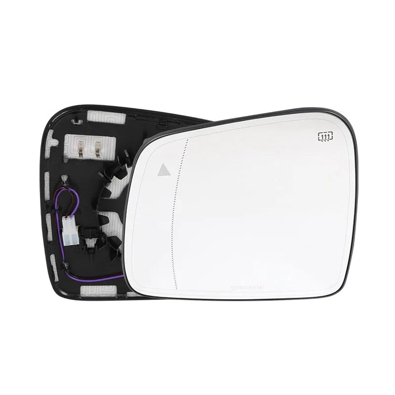 DinCh For Jeep Grand Cherokee 2011- Side Rear View Mirror Cover Rearview Mirror Lid Shell Turn Signal Lens Glass Base