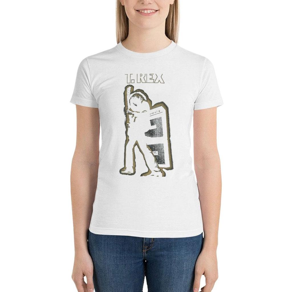 T Rex - Marc Bolan T-Shirt Plus Size Tops Aesthetic Clothes Tees Women T Shirt