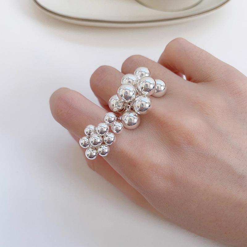 Geometric Open Adjustable Ring: Women's Korean Style, Fashionable and Versatile Index Finger Ring