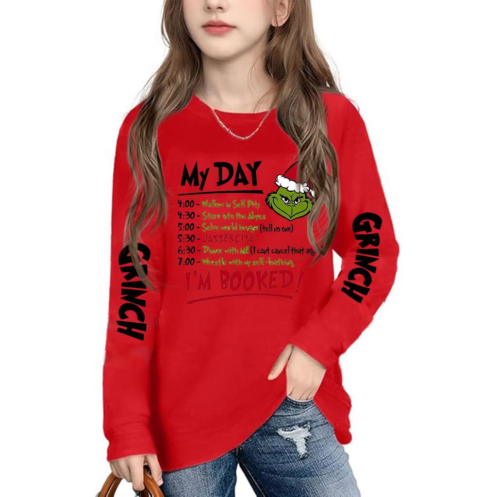 Boys Girls Child Fashion Daily Versatile Casual Crewneck Sweatshirts Daily Long Sleeve Patchwork Top Sweatshirts