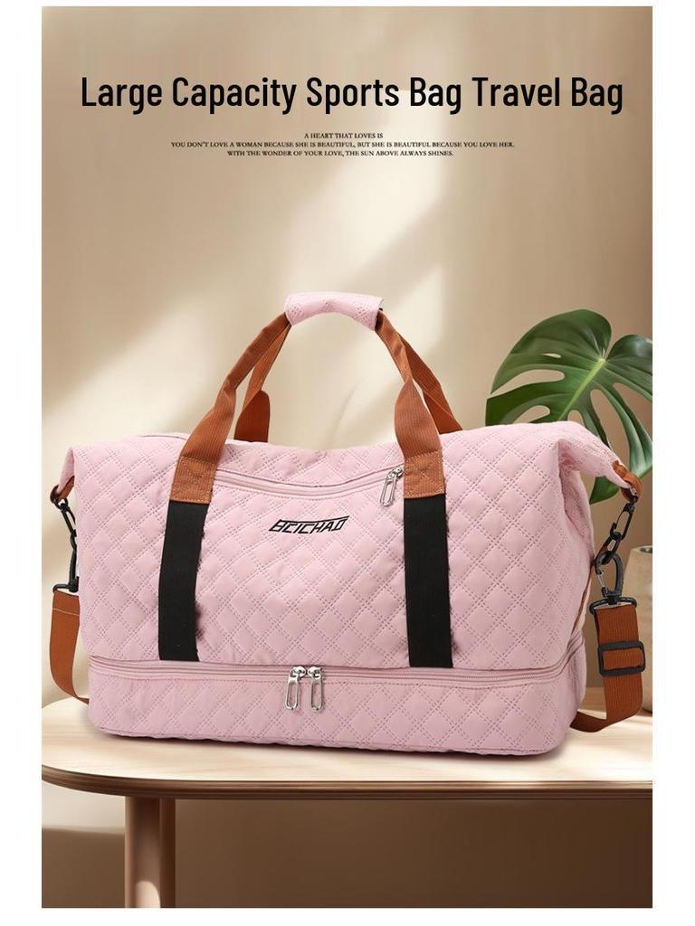 Women's Large Capacity Travel Sports Bag - Carry-on, Handbag, Shoulder Bag for Business Trips
