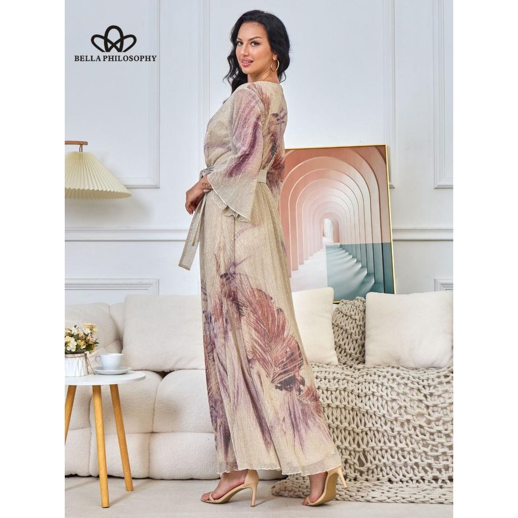 Damen Neue Schlanke Langarm Abendkleider Party Elegante Kleider Langes Kleid Party Stil Alltagskleid