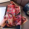 Silk 68cm Retro Small Square Scarf - Spring & Autumn Fashion Accessory for Women