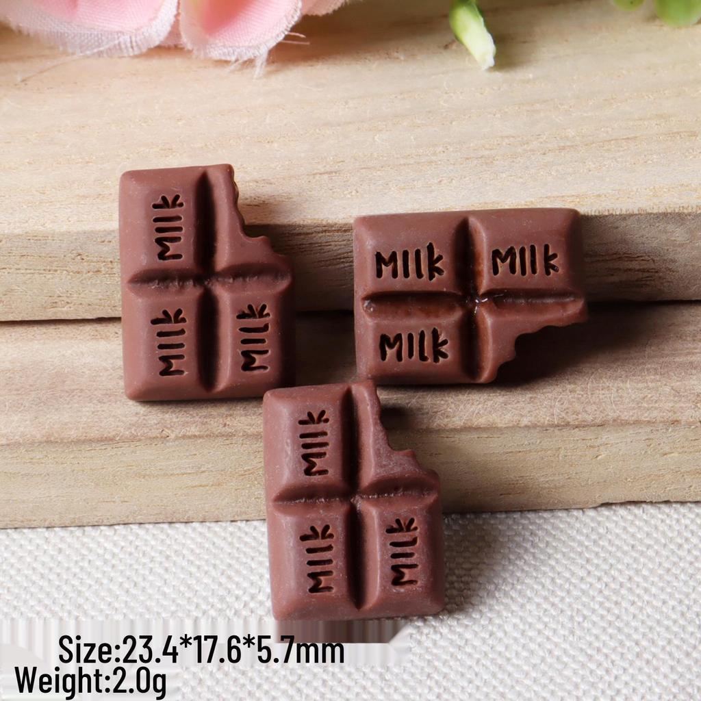 Handmade Resin Mini Food Hair Clips: Cookie & Bread Designs