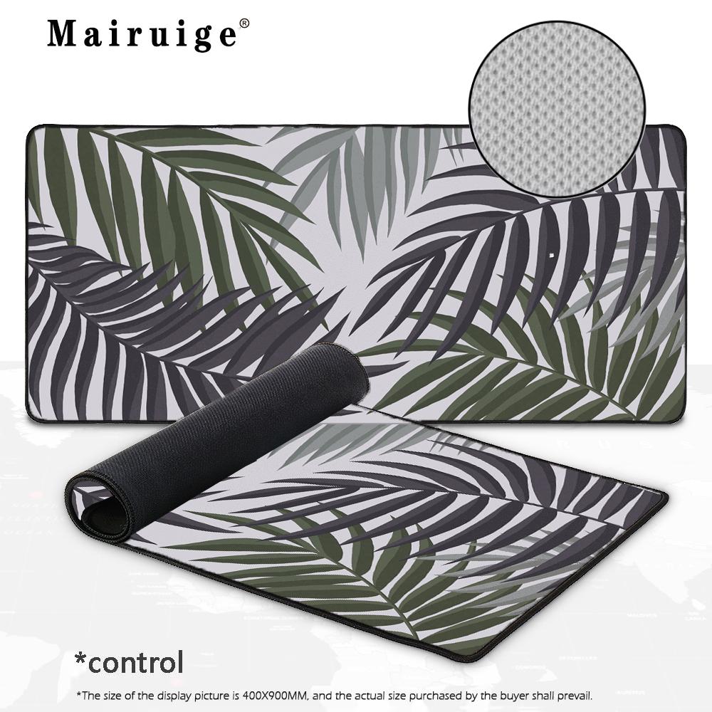 Mairuige Botanical Retro Mouse Pad Gaming Accessories Desk Mat Extended Pad Gamer Desk Pad Mouse Mat Desktops 900x400 Office Rug