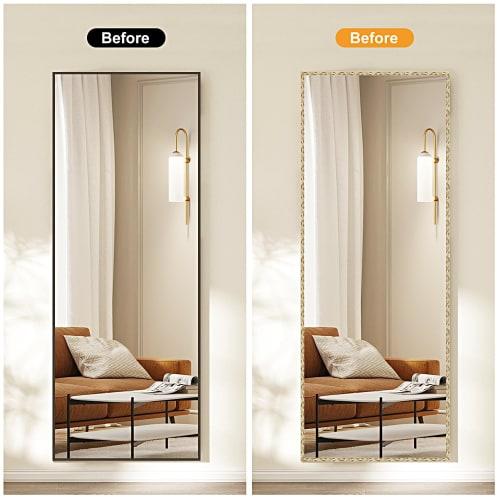 JUNART PVC Molding Trim, 300cm x 2cm, 3D Wallpaper Border, Ceiling Coving, Flexible Ceiling Molding Trim for Mirror Edges, TV Backdrops, Baseboards, C