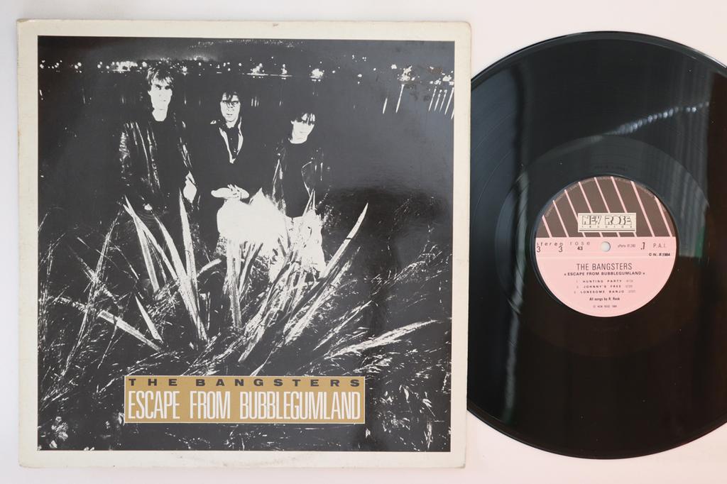 12inch Record BANGSTERS  Escape From Bubblegumland ROSE43 NEW ROSE 1984 France Rock Used