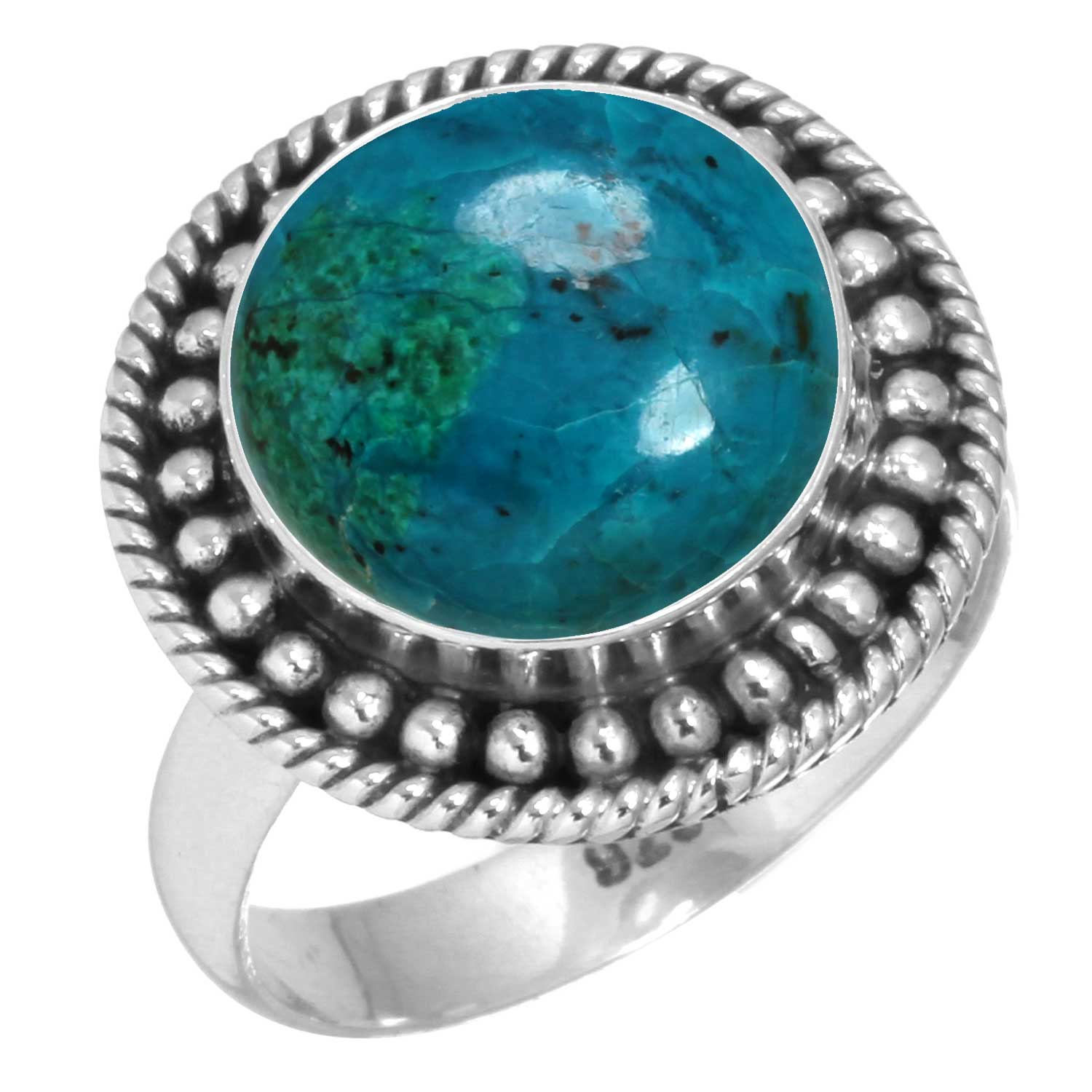 

Кольцо из стерлингового серебра 925 пробы женское с драгоценным камнем ручной работы подарок на день рождения амазонит ангелит голубой опал ботсванский агат мохавский азурит хризоколла коктейльное 5