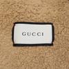 GUCCI Domestic regular 495710 Side line double-breasted fleece lining coat 44 Gray x BeigeUsed