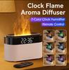 Difusor de Aroma e Umidificador de Chama – Luz de Vela LED de 7 Cores, Difusor de Óleo Essencial com Névoa Fria Ultrassônica de 130ml para Quarto, Escritório, Mesa