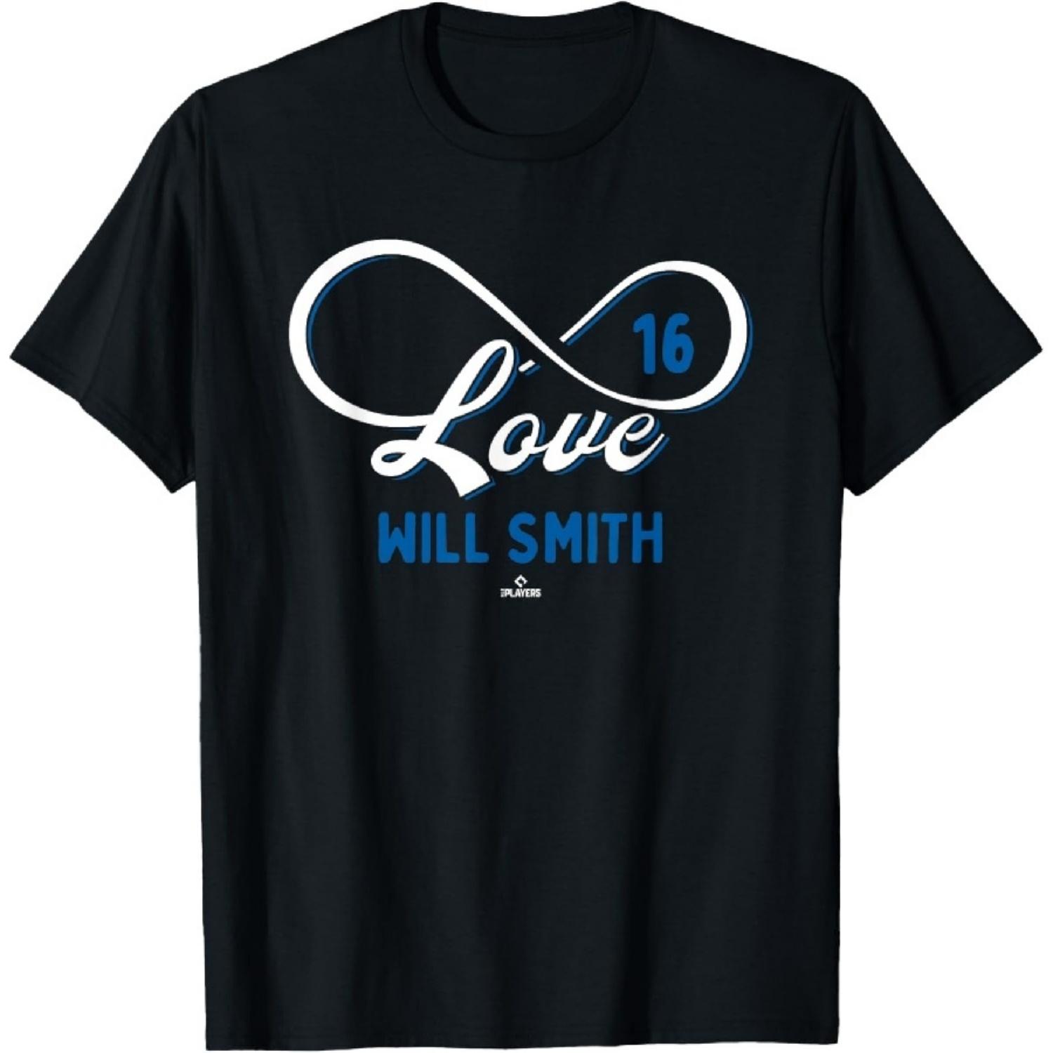 

Infinite Love Will Smith Los Angeles Baseball MLBPA T-Shirt XXXXXL чорний