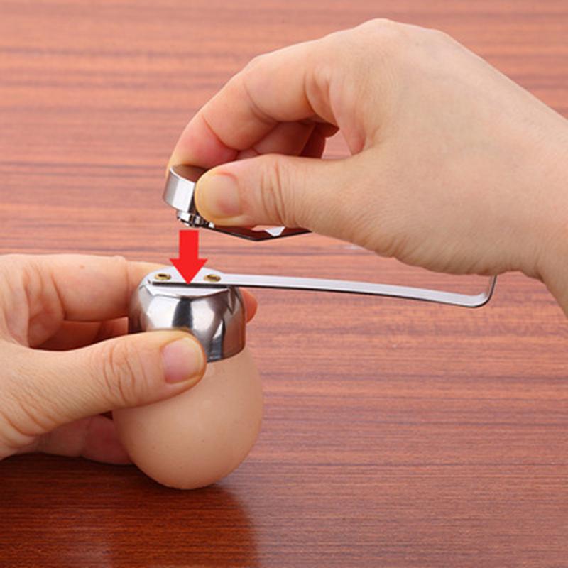 304 Stainless Steel Egg Opener Shell Cutter Separator Tool Kitchen Gadget for Soft Boiled Eggs