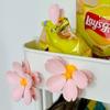 Magnetic Fridge Magnet Seal Clip, Petal Sealing Clip, Magnetic Fridge Sticker, Snack Clip, Flower Decoration