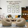 Soybean Bag Chair, Inflatable Sofa Chair, Soft, Comfortable,  Lazy Seat, Tatami Chair, Lazy Sofa, Circular Single Sofa