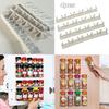 Portable 5 Cabinet Spice Wall Rack Storage Plastic Kitchen Organizer Door Hooks