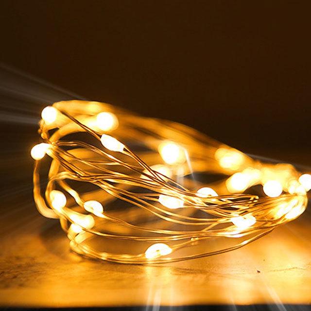 LED Fairy Star Lights with AG13 Battery, Copper Wire Bottle Stopper for Christmas Decoration