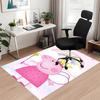 Peppa Pig Printed Carpet, for Office Chair Living Room Bedroom Kitchen Room Decor Gifts.