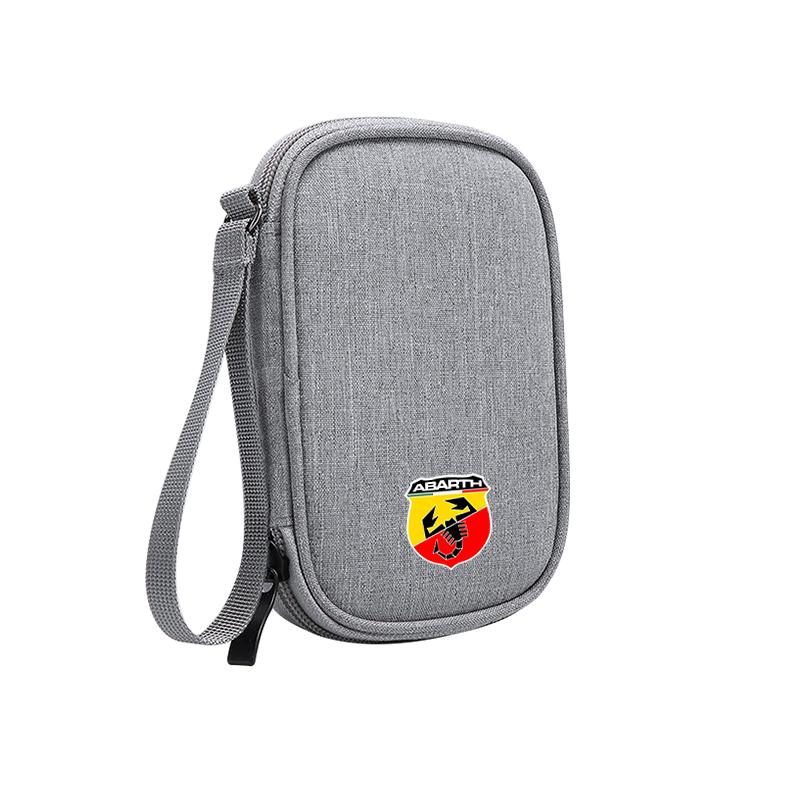 

Car Storage Bag Oxford Cloth Portable Handbag Organizer Wallet For Fiat 500 Abarth Punto Panda Doblo Stilo FR Freemont keychain