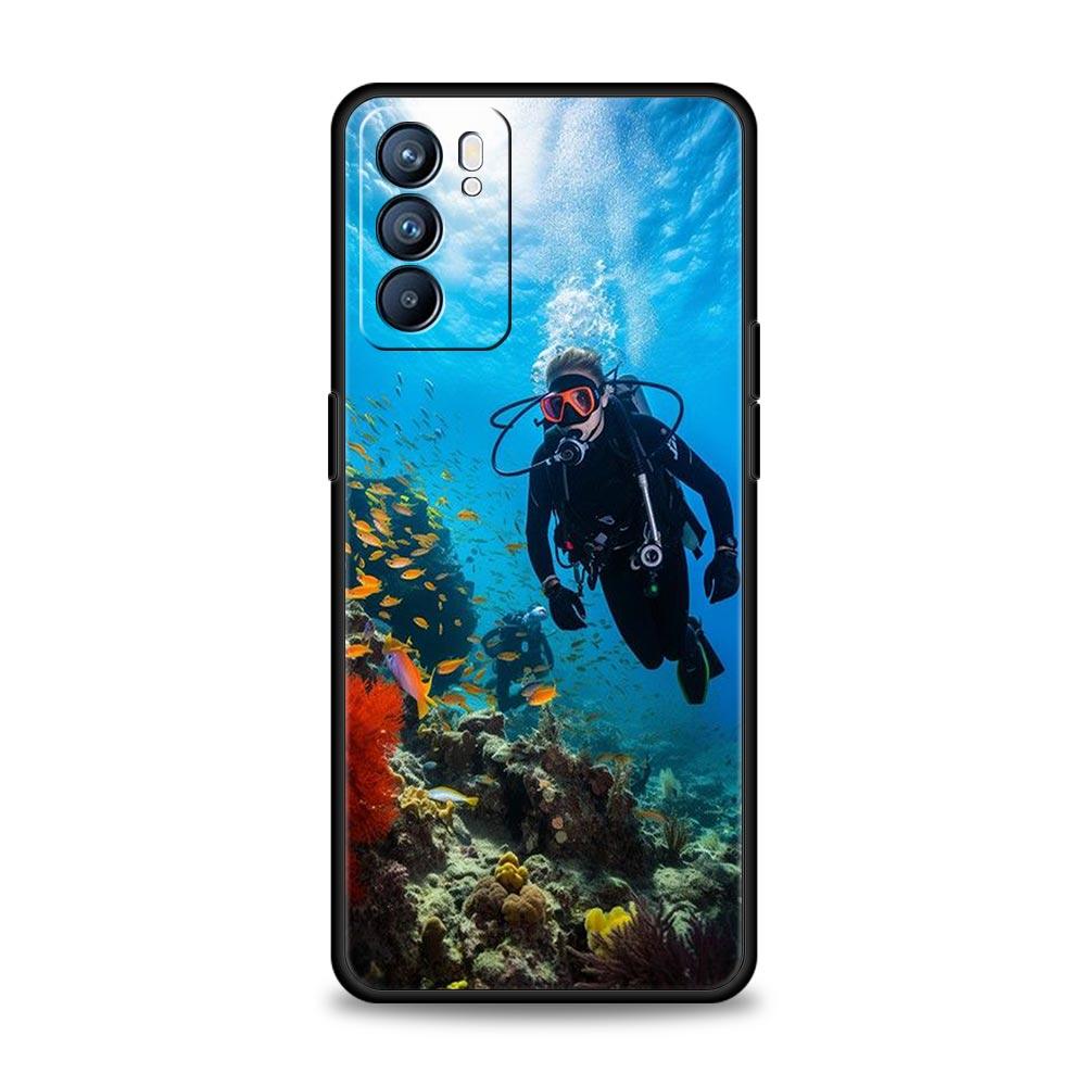 Wodoodporne etui na telefon dla nurka do Oppo Reno13 Reno12 Reno11 F Reno10 Pro A54 5G Find X5 A53 A52 A9 A17 A57 A78 4G A79 A80 A98 Pokrowiec