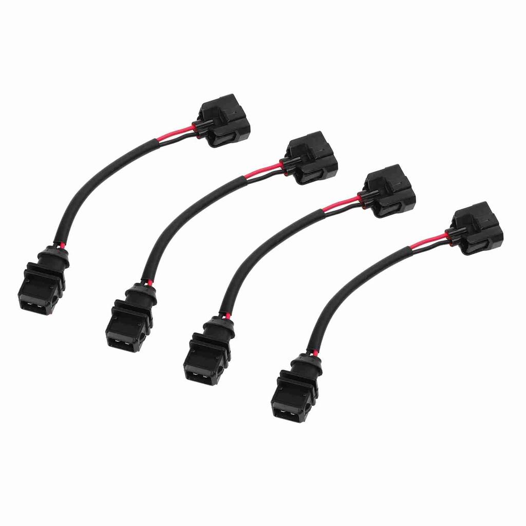 4PCS Fuel Injector Conversion Harness OBD1 to OBD2 Replacement For Acura Integra 199?1995
