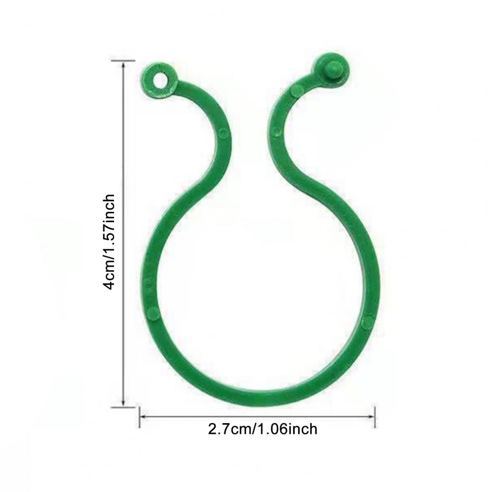 Garden Plant Clips Reusable Plant Support Clips for Climbing Plants Gentle Garden Vine Ties for Indoor Outdoor Gardening
