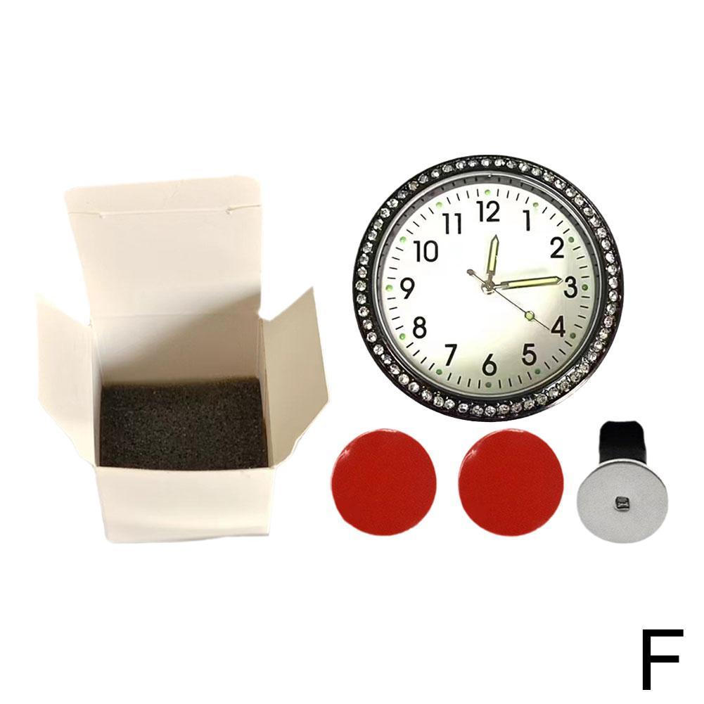 Mini hodinky do auta Quartz hodiny elektronické hodiny vodotěsné auto palubní deska v motocyklu hodiny auto hodiny hodinky kolo auto ozdoba