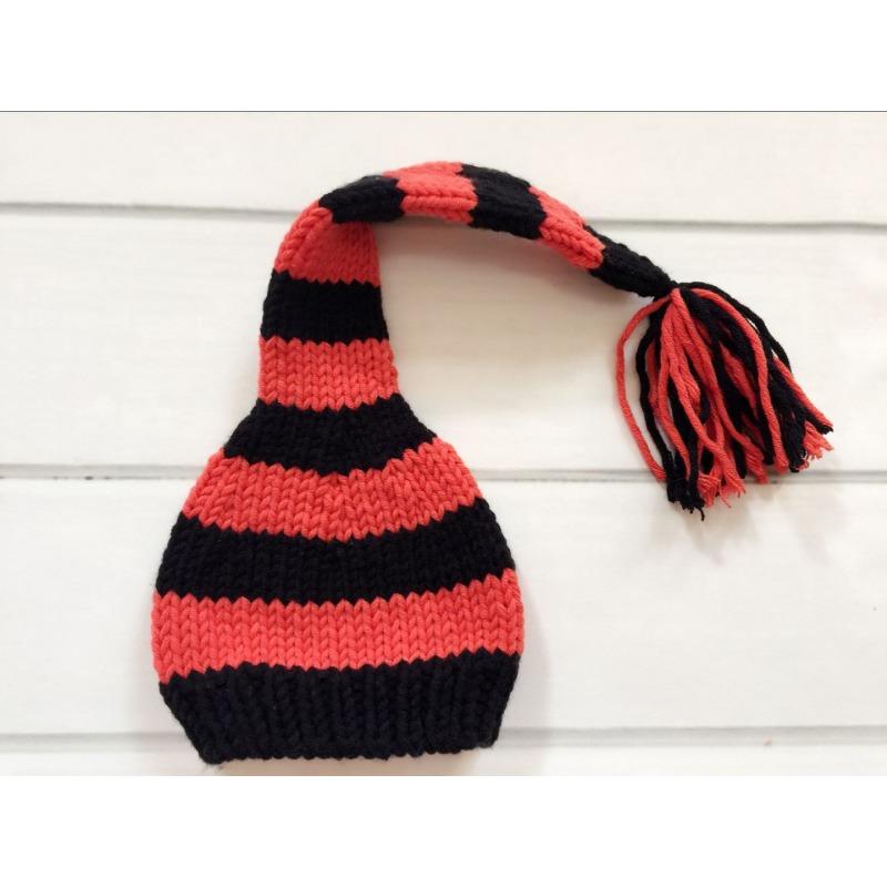Photography Props Hats, Winter Baby Hats, New Long Tail Ball Hats, Photography Props, Children's Hats, Christmas Hats