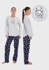 Women's Cotton Pajamas Long Pants And Long Sleeve S Vienetta Pandas