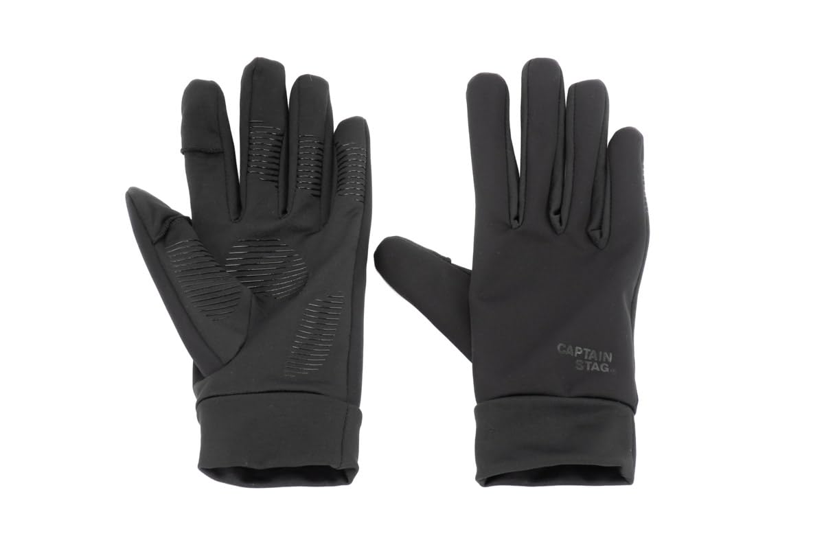 

2 cold CS XL [Captain Stag] Перчатки, пальцы, ветрозащитные, защита, перчатки, размер, черные, UX-1292