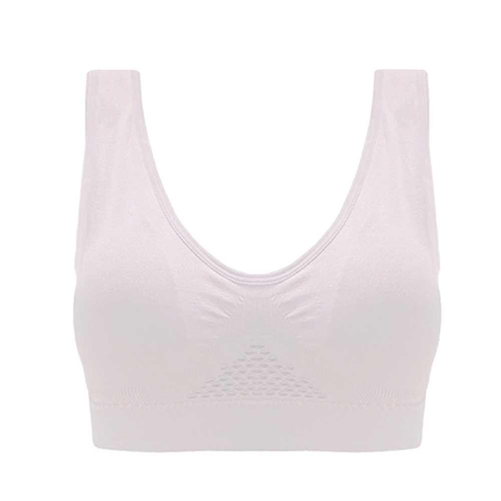 Bras for Women Plus Size Seamless Cotton Breathable Underwear Wireless with Pads Push Up Bra Plus