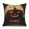 Halloween Linen Pillow Cover Printed Pillow Cover