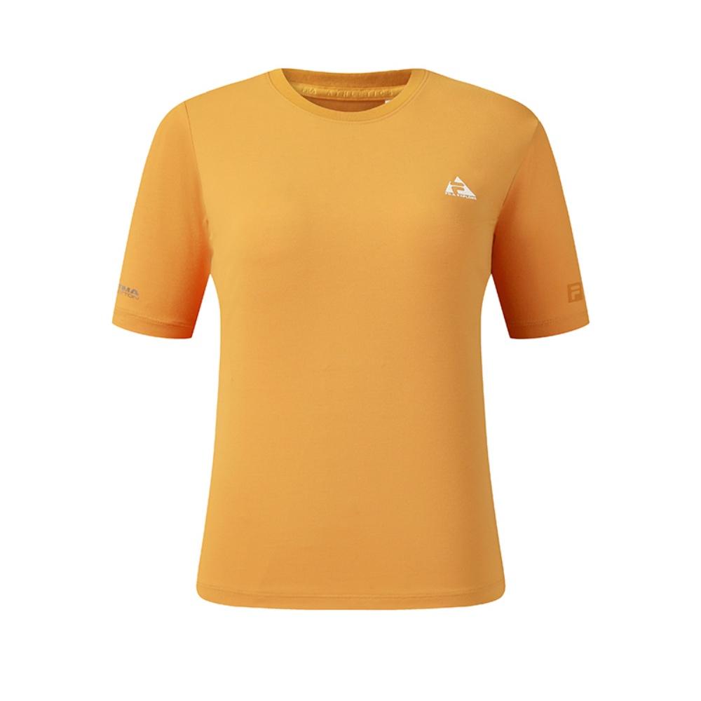 FILA Explore Optima Functional T-Shirt Simple Fashion Sports Training Outdoor Comfortable Versatile Knitted Short Sleeve Women tops A11W617107FOR