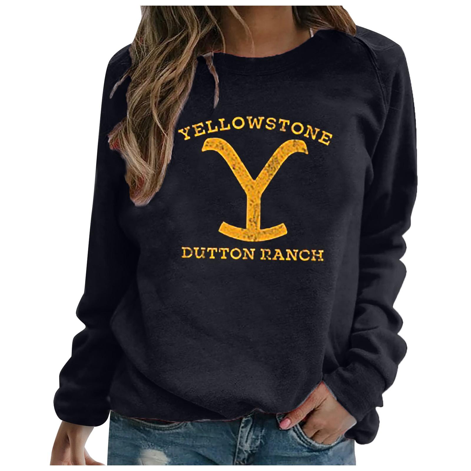 Женский пуловер с принтом круглым вырезом и длинными рукавами повседневная толстовка L 1398₽