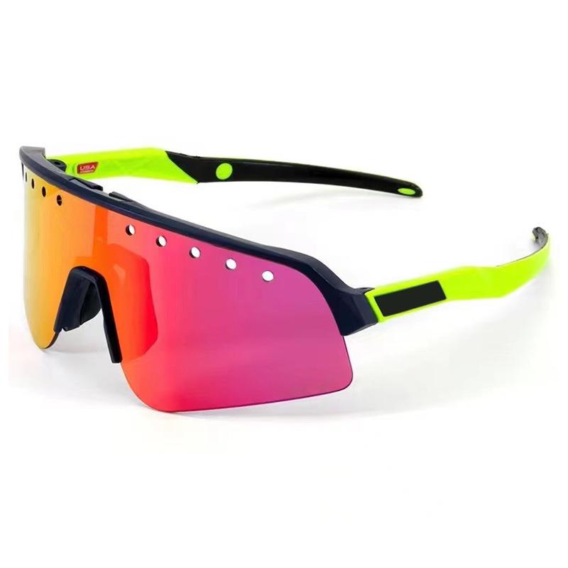 Cycling glasses, windproof polarized sports glasses, unisex outdoor dust-proof half-frame sunglasses